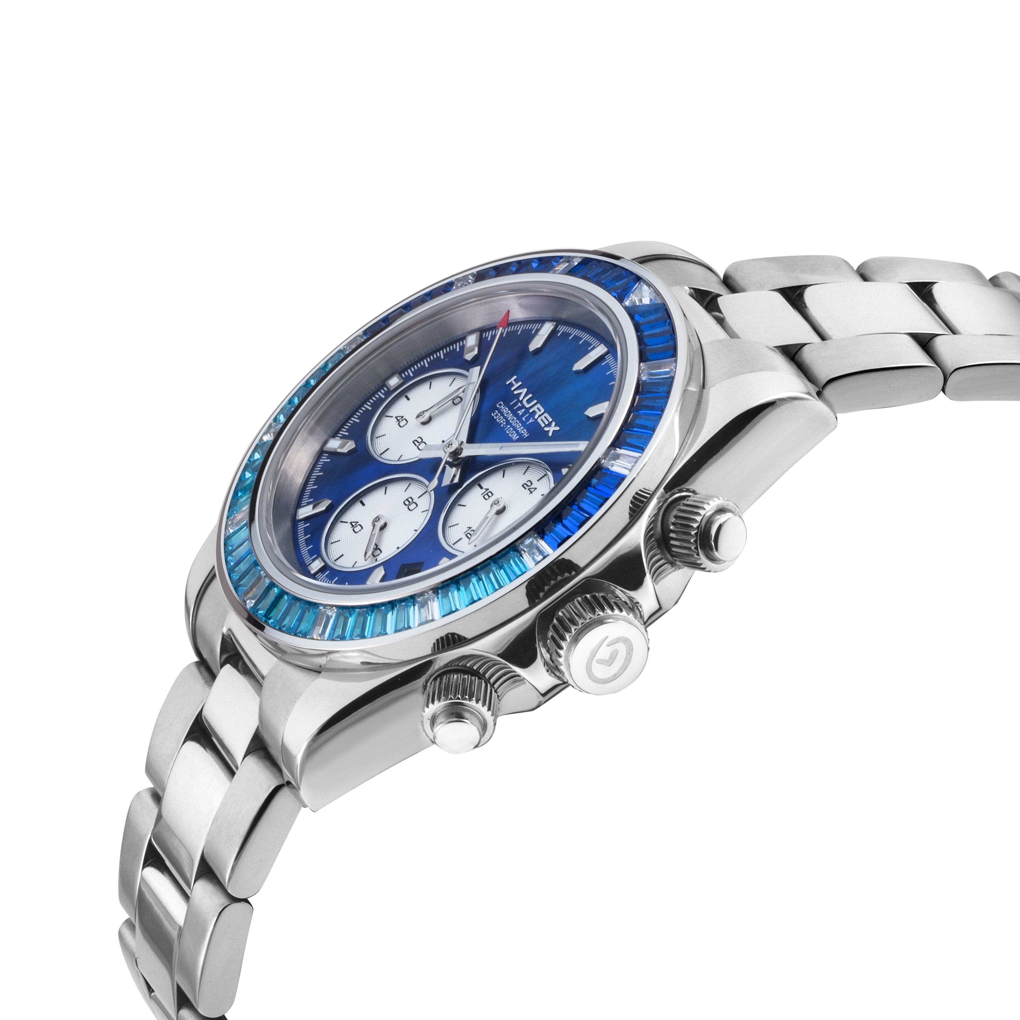 Women's Haurex Italy Arcobaleno Blue MOP Dial Watch Watch Urban Timepiece Group