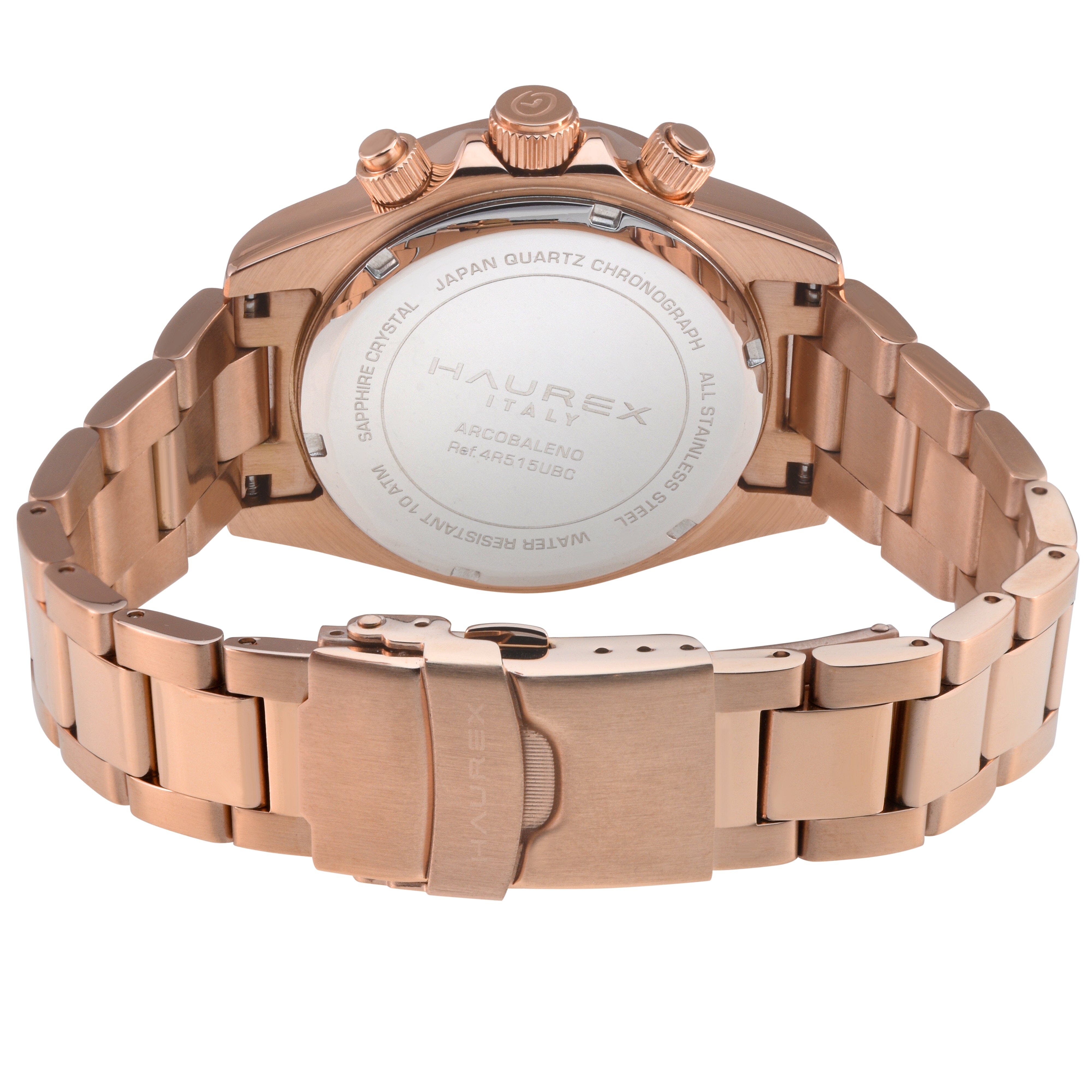 Women's Haurex Italy Arcobaleno Black MOP Dial Watch Watch Haurex 