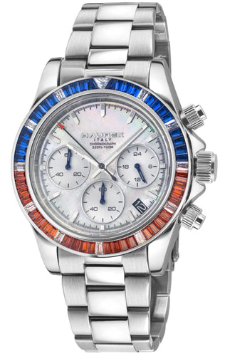 Women's Haurex Italy Arcobaleno White MOP Dial Watch Watch Haurex 